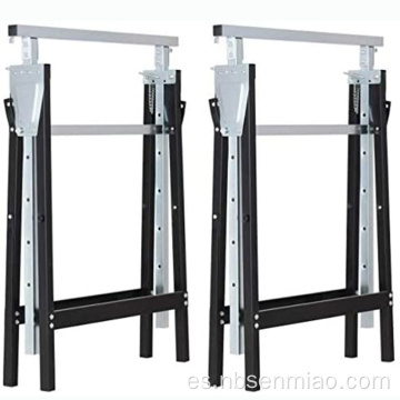 Caballete de 2x4 para trabajo pesado de altura ajustable
